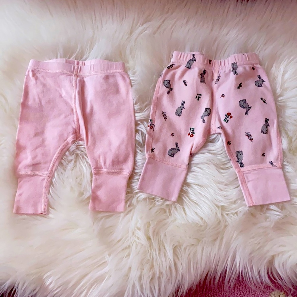 Hanna Andersson 100 % cotton Baby wiggle pants